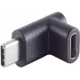 Adaptador ShiverPeaks 13-40002 USB 3.1 Type-C conector macho a conector hembra 90° adaptador en ángulo
