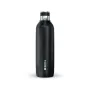 Botella de carbonatación BRITA 118440 – acero inoxidable, 1 L, apta para lavavajillas, ergonómica (93×93×305 mm)