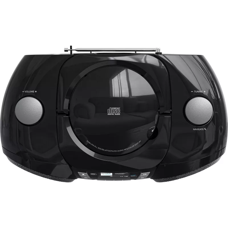 Sencor SPT 6510DB boombox portátil DAB+, CD/MP3/USB/SD, Bluetooth 5.3, FM RDS, 16 W, negro