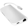 Adaptador multipuerto Satechi USB-C 8K con Ethernet V3 space grey (ST-P8KEM)