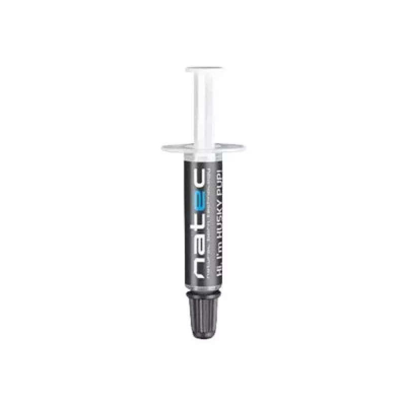 Pasta térmica NATEC Husky Pup, pasta para disipador, conductividad térmica 4,63 W/m·K, -30–280°C, gris