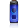 Sistema de audio PLL FM USB/SD/BT 2x karaoke FULL LED PartyBox