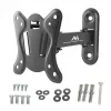 Maclean MC-416 Soporte de pared para TV y monitor 13-32 30 kg inclinable orientable máx. VESA 100x100 negro con acabado en polvo Soporte universal LED OLED LCD