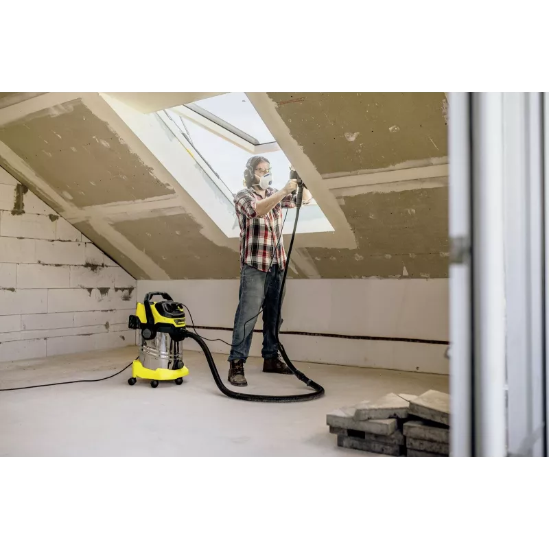 Kärcher WD 6 P S V-30/6/22/T Negro, Acero inoxidable, Amarillo 30 L 1300 W