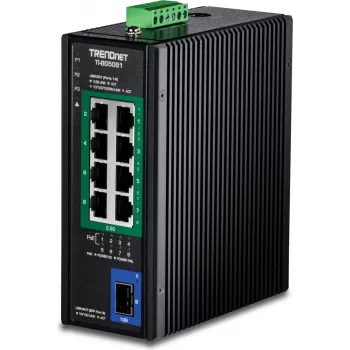 TRENDnet TI-BG5091 - Versión v1.0R - Switch - industrial - 8 x 10/100/1000/2.5G (PoE++) (TI-BG5091)