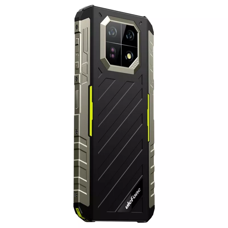 Smartphone robusto UleFone Armor 22 4G, 9 GB RAM, 128 GB almacenamiento, IP69K, Verde