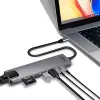 HUB USB MEDIA-TECH 8 EN 1 GIGA LAN HUB MT5046