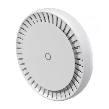 Punto de acceso MikroTik cAP ax montaje en techo Wi‑Fi 6 dual‑band 2.4 GHz/5 GHz, 1774 Mbps, 2x RJ45, IP20, RouterOS