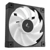 DeepCool FD12 ARGB R-FD12-BKAPN3-G ventiladores de caja, 120 mm (120x120x25), 12 V, pack de 3, negros