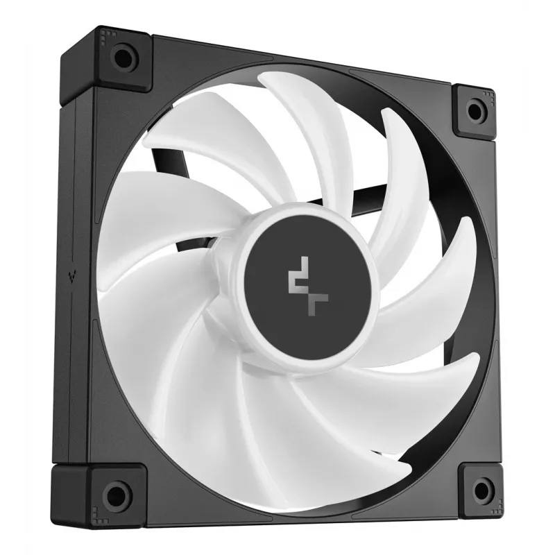DeepCool FD12 ARGB R-FD12-BKAPN3-G ventiladores de caja, 120 mm (120x120x25), 12 V, pack de 3, negros
