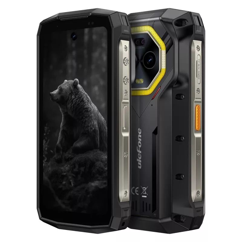 Ulefone Armor Mini 20 smartphone, 4,7 pulgadas, Helio G99, 8GB RAM, 256GB, 6200 mAh, Android 14, negro