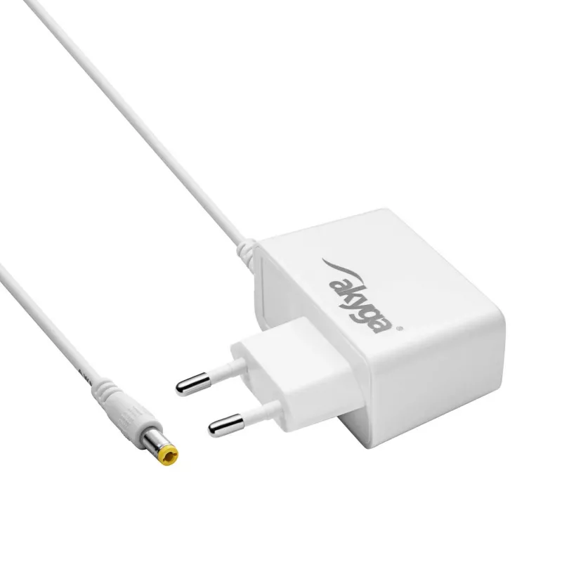 Fuente de alimentación Akyga AK-PD-04 para depiladora Philips Satinelle, 4,7 V, 300 mA, 1,41 W, 1,8 m, blanca