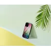 Funda protectora iKins para Apple iPhone 12 Pro Max — diseño de flores acuáticas, negro