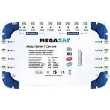 Multiswitch de satélite Megasat 0600151 9 entradas 8 salidas