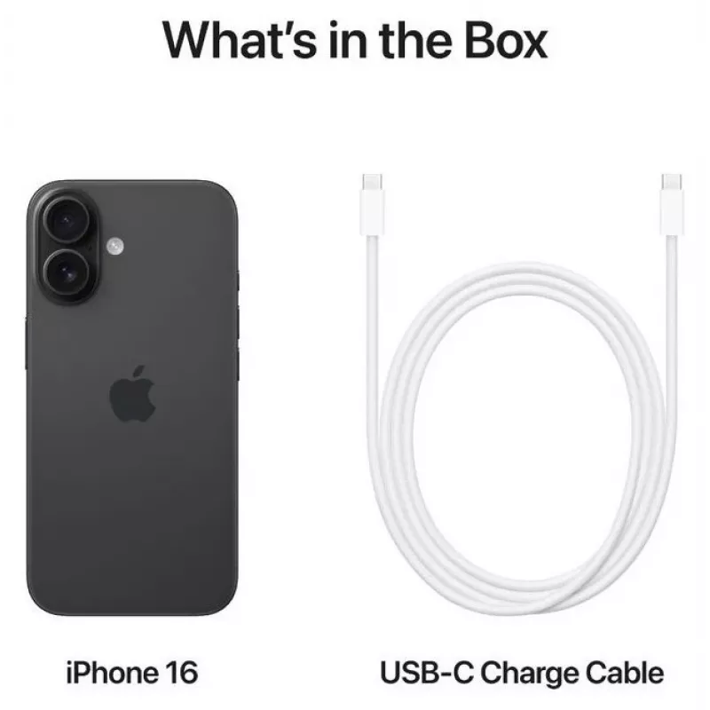 Smartphone Apple iPhone 16 6,1 pulgadas 128 GB negro