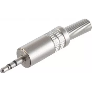 Conector macho estéreo ShiverPeaks 51301-M — conector macho de metal 2,5 mm para cable de audio