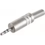 Conector macho estéreo ShiverPeaks 51301-M — conector macho de metal 2,5 mm para cable de audio