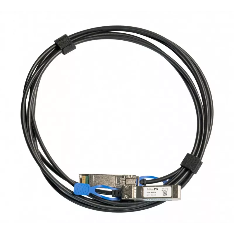 Cable de red MikroTik XS+DA0001 SFP/SFP+/SFP28 InfiniBand 1 m negro