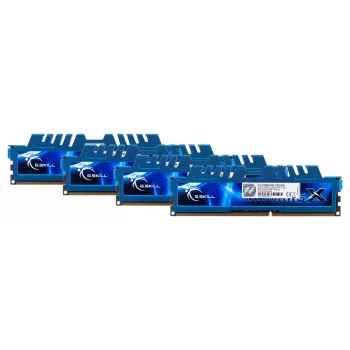 Kit de memoria G.SKILL RipjawsX F3-1600C9Q-32GXM (DDR3 DIMM; 4 x 8 GB; 1333 MHz; CL9)