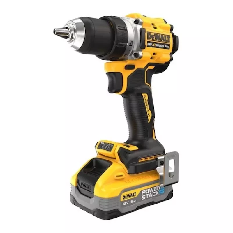 Taladro atornillador brushless 90 Nm, 2x batería 5,0 Ah, TSTAK, 18 V