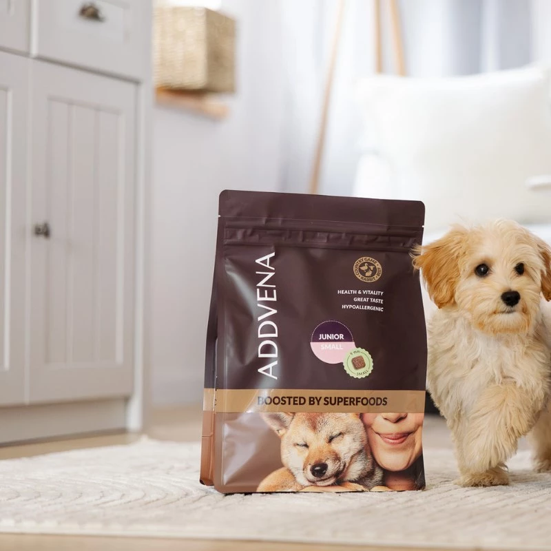 ADDVENA Boosted by superfoods Junior Small Beef - pienso seco para perros - 2,5 kg