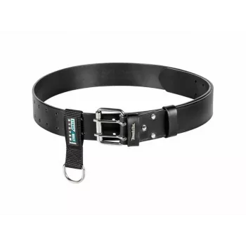 Cinturón de cuero MAKITA negro con trabilla