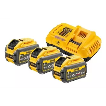 Set de batería y cargador DeWalt DCB118X3 — batería Li-Ion 9 Ah con cargador
