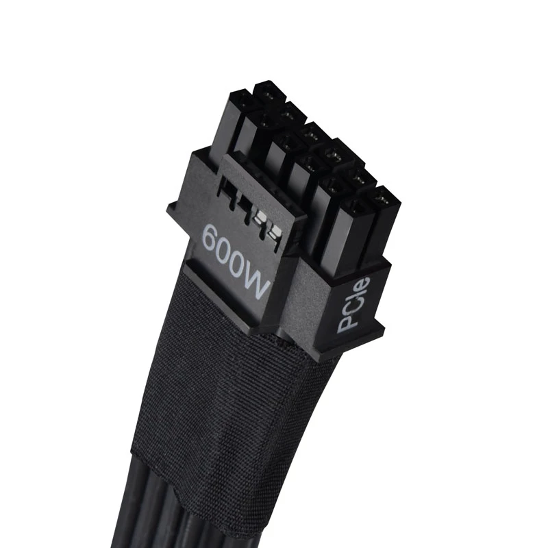 SilverStone SST-PP14-90 cable 12VHPWR, 90 grados, 650 mm, negro