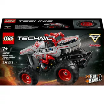 LEGO TECHNIC 42200 Monster Jam™ ThunderROARus™ con motor de retroceso