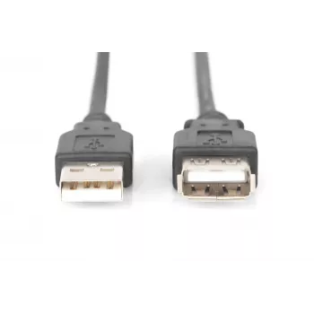Digitus - Cable de extensión USB - USB Type-A, 4 pines (M) - USB Type-A, 4 pines (H) - 3,0 m (USB / USB2.0) - Negro (AK-300202-030-S)