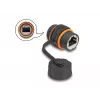 Cable de red DeLOCK 88145 RJ45 a RJ45 Cat.6A negro