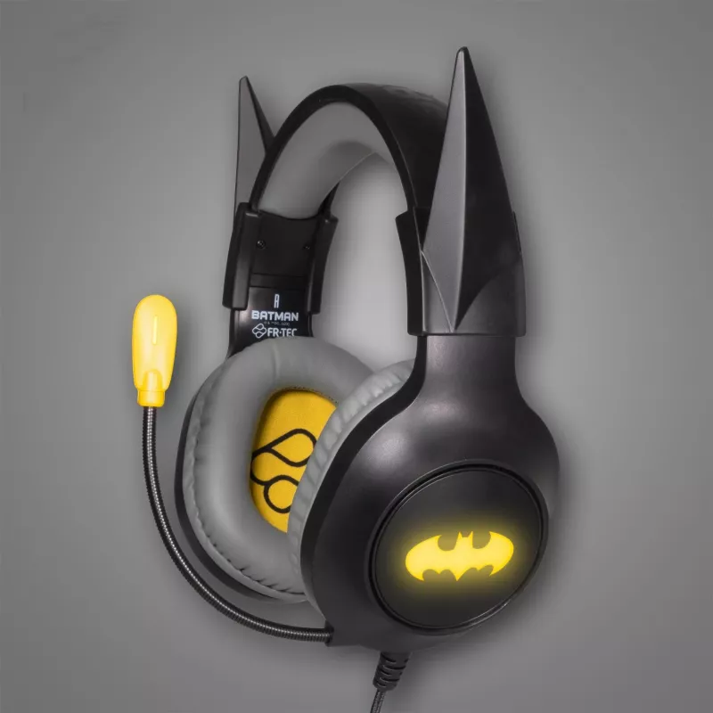 Auriculares FR-TEC Gaming Headset Batman con orejas extraíbles