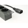 Unidad de distribución de energía GEMBIRD EG-PDU-014-C14, 8 salidas AC, entrada C14, cable de 3 m, 1U, 3680 W, 10 A, aluminio, negro