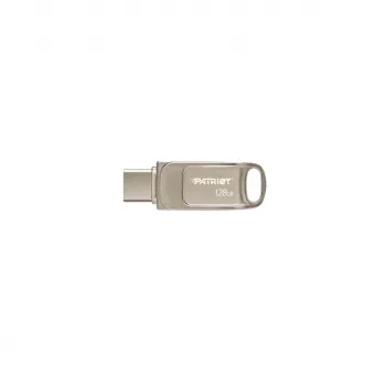 Memoria USB PATRIOT PS128GT560DS5D 128 GB USB 3.2 (USB-A / USB-C) Swivel aleación de zinc plata