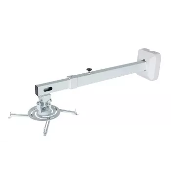 Soporte de pared AVTEK WallMount Next 1200 — acero, blanco, telescópico, giro 360°, inclinable ±42°, carga máx. 20 kg