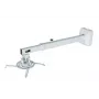 Soporte de pared AVTEK WallMount Next 1200 — acero, blanco, telescópico, giro 360°, inclinable ±42°, carga máx. 20 kg
