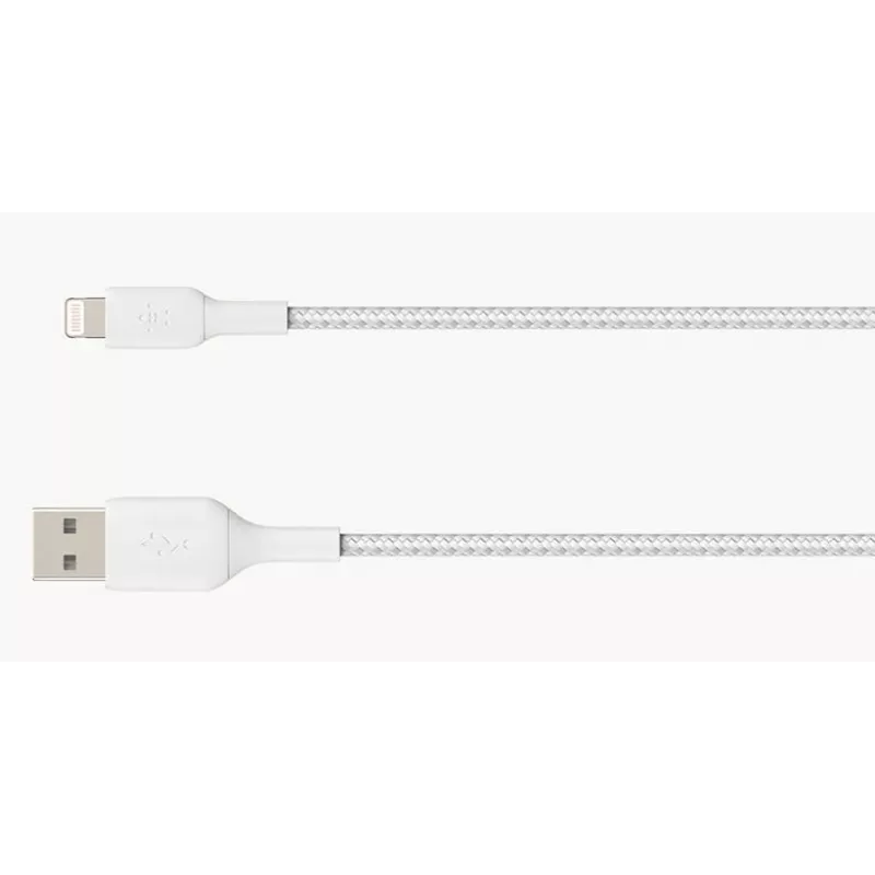 Belkin BOOST CHARGE - Cable Lightning - Lightning macho a USB macho - 3 m - blanco - para Apple iPad/iPhone/iPod (Lightning)