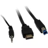 Conmutador KVM Inter-Tech IPC AS-22HUS 2 puertos USB