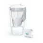Brita Glass+1 Maxtra Pro Pure Performance jarra filtrante de cristal, 2,5 l totales / 1,5 l filtrados, apta para lavavajillas, gris