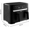 Freidora de aire Tefal Easy Fry EY901N Double 8,3 L Aparato independiente 2700 W Negra