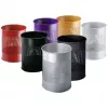 Durable 3310-23 papelera redonda de metal, 15 l, perforada 165 mm, acero, plateada