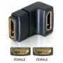 Adaptador HDMI hembra 90° hacia abajo DeLOCK 65075