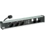 Regleta de enchufes Bachmann CONI con 3 tomas y 1 cargador USB, 0,2 m cable