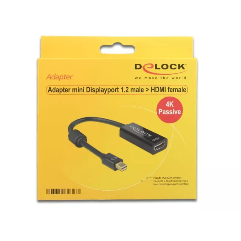 Adaptador de cable de vídeo DeLOCK 62613 Mini DisplayPort a HDMI