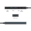 Hyper HyperDrive Flex HD4101BKGL hub USB-C de 5 puertos (2x USB-A, 1x USB-C, 1x HDMI), negro