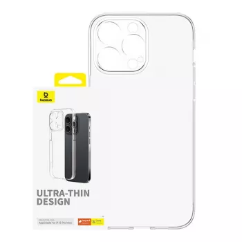 Funda para móvil para iPhone 15 ProMax Baseus OS-Lucent Series (transparente)