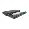 Caja de empalme de fibra óptica DeLOCK 67001 negro metal 482x220x44mm
