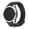 Correa deportiva de nailon FIXED QuickFit 22 mm para Garmin, gris oscuro, muñeca 160–210 mm