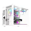 Caja de PC DarkFlash B275 PRO (blanca) con 6 ventiladores