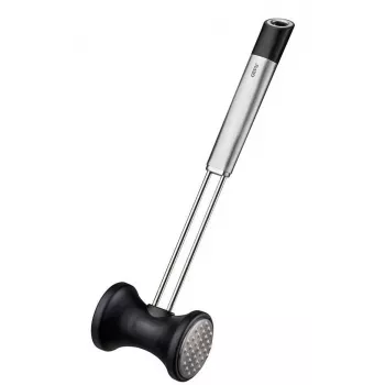 Mazo para carne GEFU PRIMELINE 29215 — martillo de acero inoxidable, herramienta manual para ablandar carne